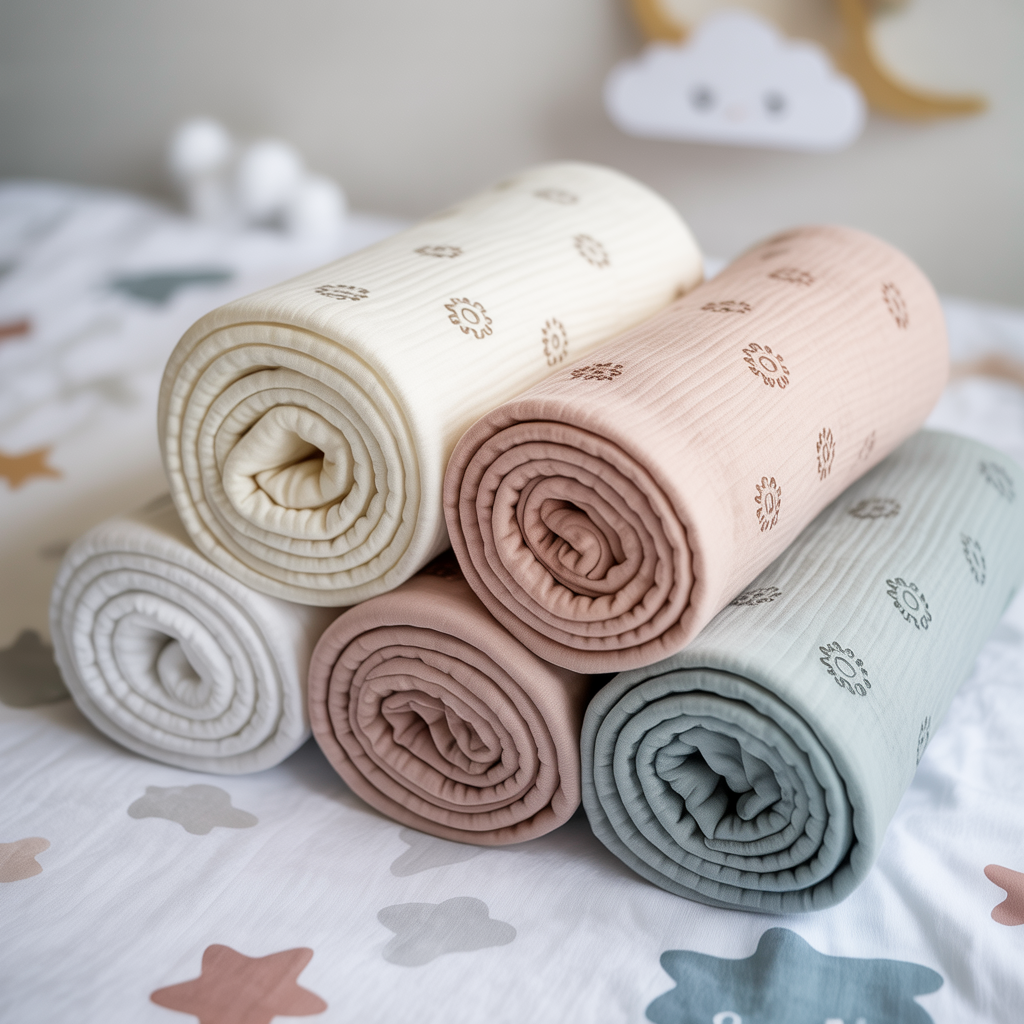 Tiny Gears Swaddle Blankets